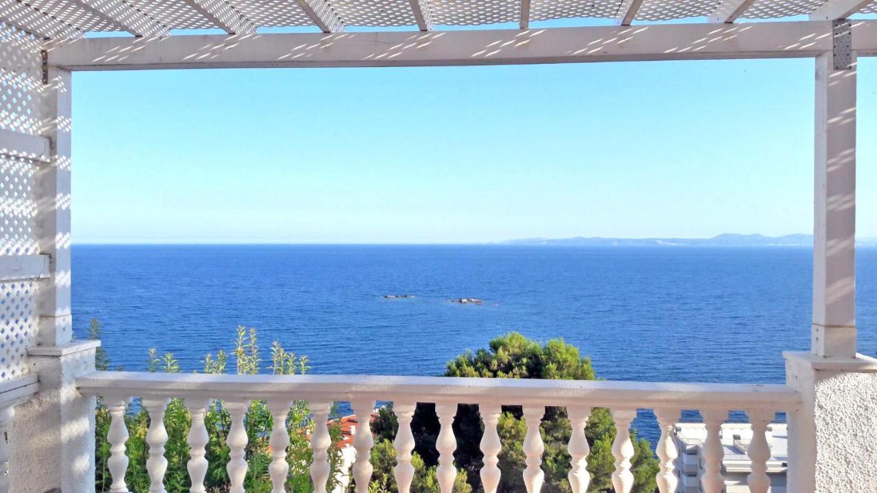 Amazing Seaview Apartment With Terrace & Parking - Casa Artevida Roses Exterior foto